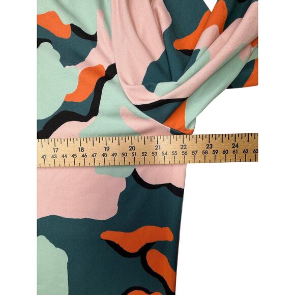 Bad Birdie Powell Quarter Zip Golf Pullover Pink Green Orange Men Size M - Picture 9 of 16